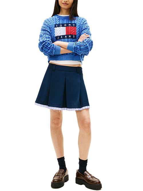 Maglioncino a trecce con logo Tommy Jeans | DW0DW22317C6H